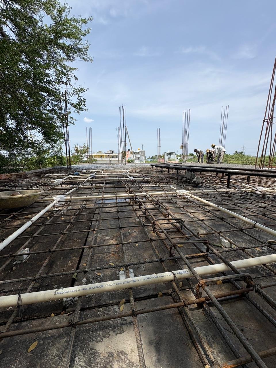 Residential construction project in Kancheepuram